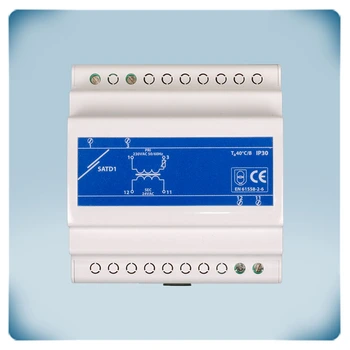 Капсулиран разделителен трансформатор, T35 DIN-rail монтаж