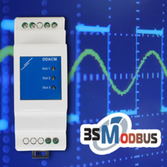 Преобразуване на Modbus RTU (RS485) сигнал към аналогов изходен сигнал