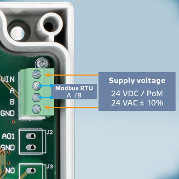 свързване на сензор за въздуховоди