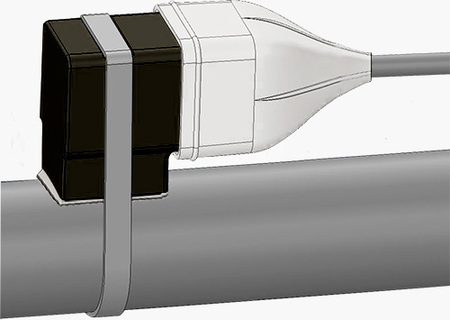 DTP sensor mounting on pipes