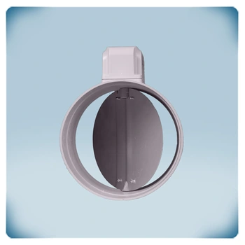Plastové kruhové potrubí s vnitřním kovovým ventilem