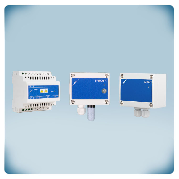 EC motor 230 VAC | regulace CO a LPG | parkovací garáže 800 m²