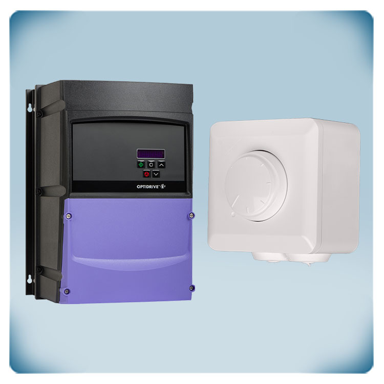 Indukční motor 1f 230 V | dálkové ovládání | 4,3 A | 0,37 kW | IP66