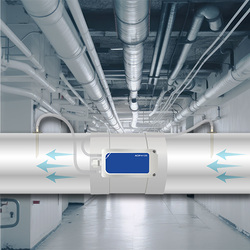 runder motorisierter Volumenstromregler