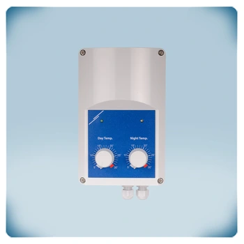 stufenloser Elektroheizungsregler mit Eingang für einen externen Temperatursensor PT500