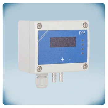 Sensor mit Alarmanzeige und Display für Differenzdruckmessung oder Luftvolumenstrommessung