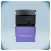 Frequenzumrichter mit Schwarz-lila Deckel und schwarzem Kühlkörper 18 A 7.5 kW