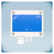 Zwei Differenzdrucksensoren in einem Gerät Modbus RTU Kommunikation 24 V