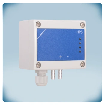 Sensor-Regelmodul für Differenzdruck Volumenstrom mit Display 0-1000 Pa DC Versorgung 1 kPa