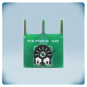 PCB mit Potentiometer für Einbau in Klemmenleiste 10mm