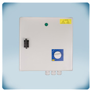 Metallgehäuse mit schwarzem Stufenschalter 1.5 A 400 V 