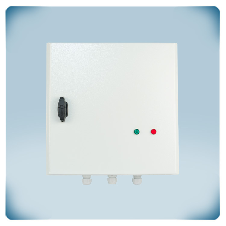 230 VAC 5-stufiger Transformator mit galvanisch isoliertem analogem Eingangssignal 0-10 VDC 230 V 13 A