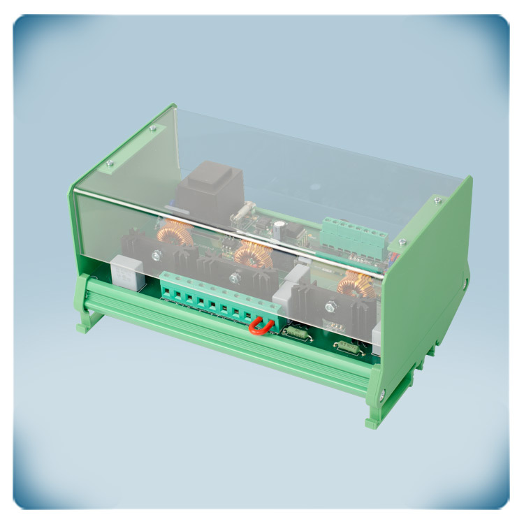 TRIAC Regelung mit Analogeingang 0-10 V 3 A dreiphasig DIN-Schiene