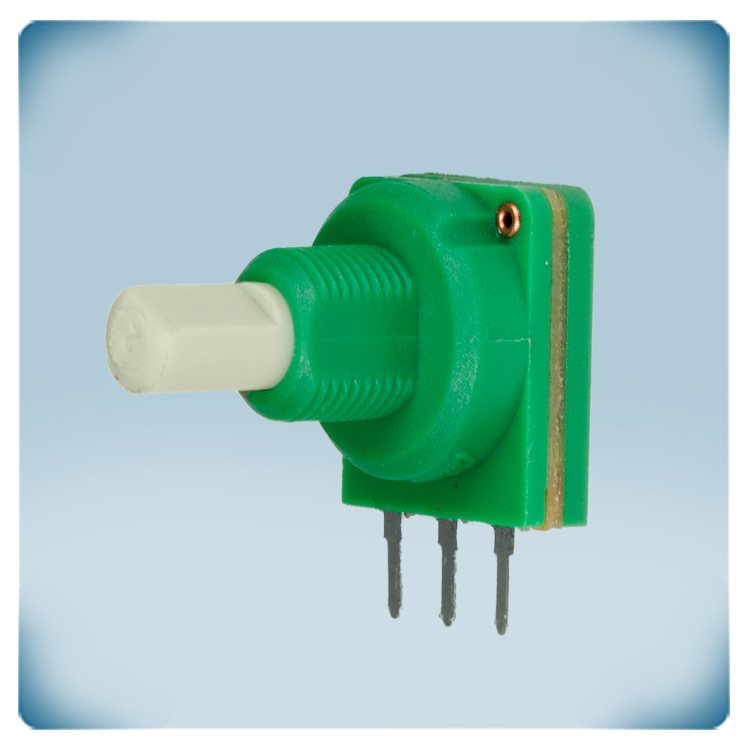 Linearpotentiometer 470 kΩ. Die Spindel hat einen Durchmesser von M10