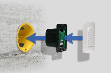 Flush mounted CO2 sensor