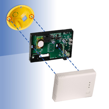 Wall mounting CO2 sensor