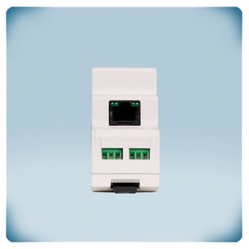 Light grey plastic enclosure with RJ45 socket