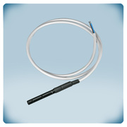 Flying lead temperature probe, plastic tube and cable