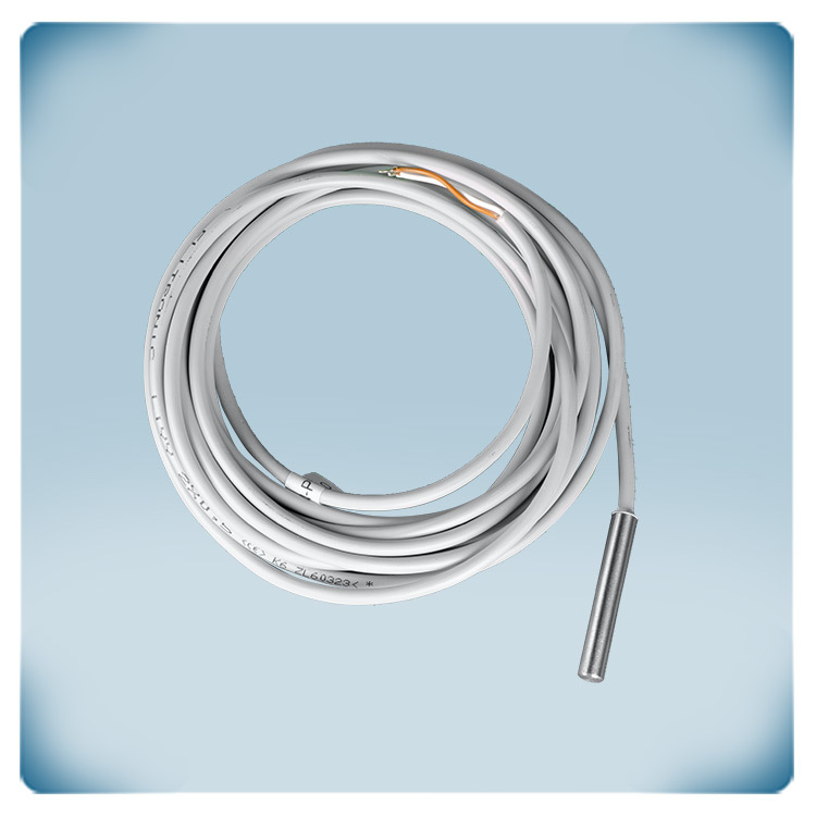 Metal probe, integrated electrical cable