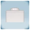 White plastic enclosure, rotary knob