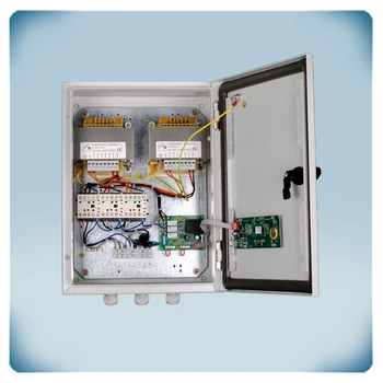 Metal enclosure, electrical components