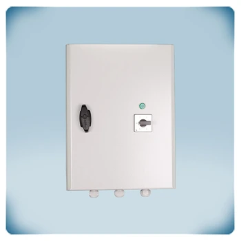 Metal enclosure, switch, LED indicator