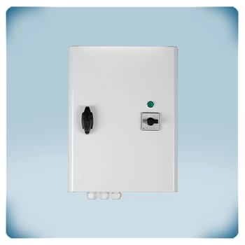 Metal enclosure, switch, LED indicator