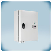 Metal enclosure, switch, LED indicator