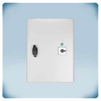 Metal enclosure, switch, LED indicator