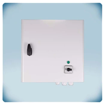 Metal enclosure, switch, LED indicator