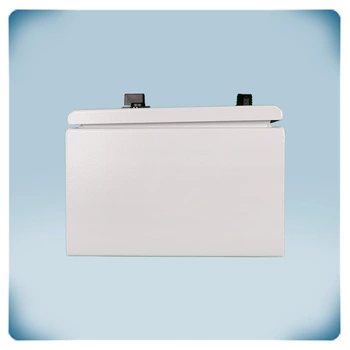 Metal enclosure with switch and LED indicator
