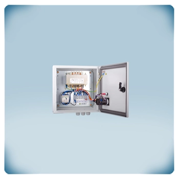 Electrical wiring in metal enclosure
