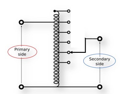 Imagen de autotransformador eléctrico