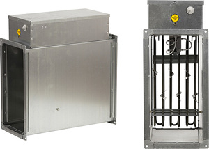 A picture of an electric heating coil for air handling unit