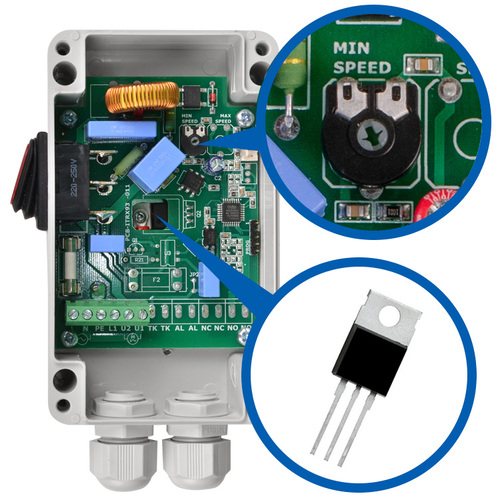 TRIAC im Drehzahlregler