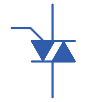 Símbolo de la tecnología TRIAC