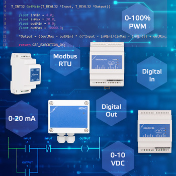 Sentera I/O modules are Modbus RTU compatible