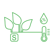 Sensores de temperatura y humedad de suelo