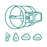 Válvulas circulares motorizadas con sensor