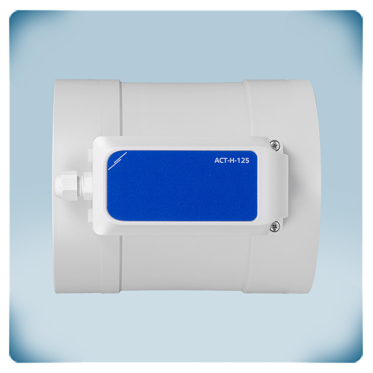Válvula con actuador eléctrico para conductos 125 mm