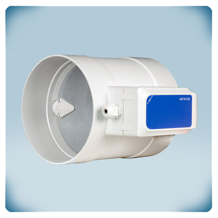 Válvula motorizada con Modbus para conductos 125 mm
