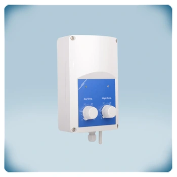 El controlador de calefacción eléctrica con sonda PT500 regula elementos de calefacción eléctrica.