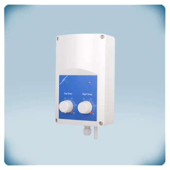 Controlador de elementos de calefacción eléctrica con sensor PT500 controla calentadores eléctricos.