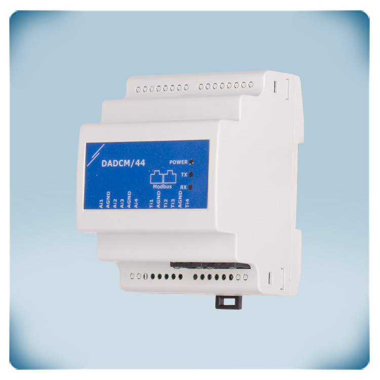 Convertidor Modbus RTU para montaje carril DIN