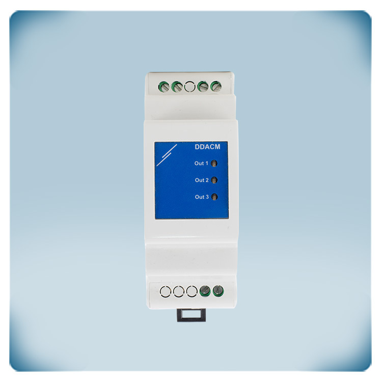 Convertidor del protocolo Modbus a señal analógica para montaje en carril DIN