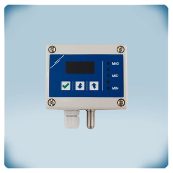 Controlador de temperatura PT1000 con salida analógica 0-10 VCC