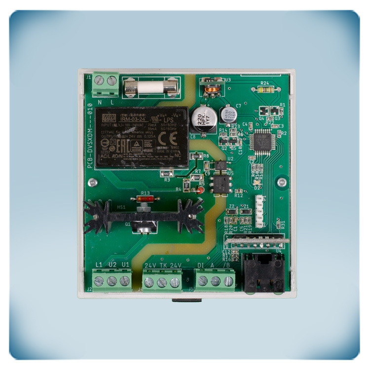 Controlador de velocidad para carril DIN | Modbus RTU | TK | 3 A