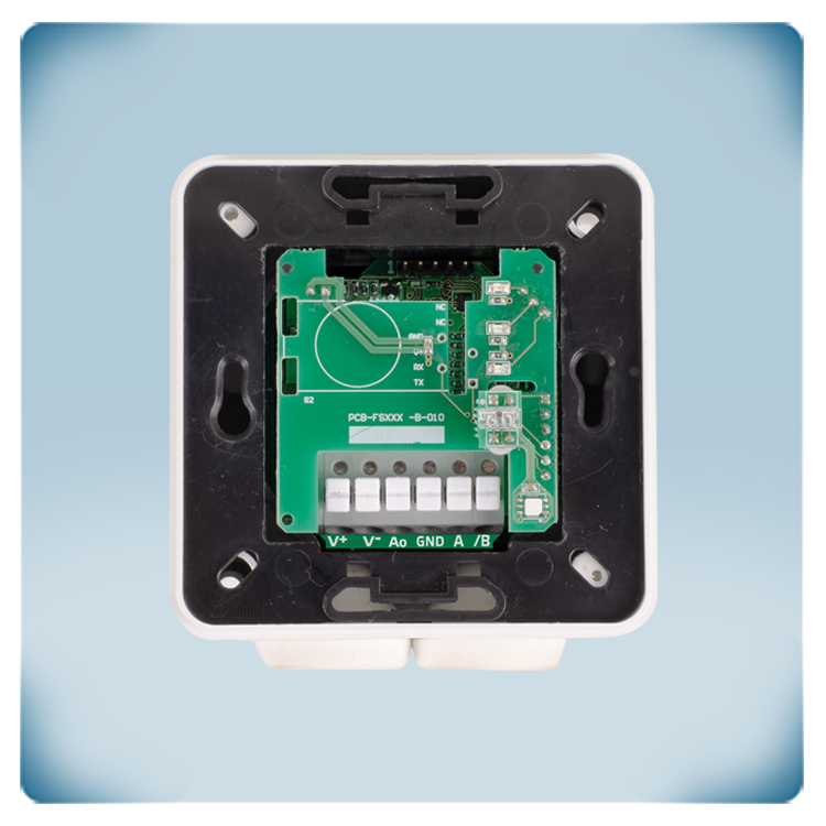 Circuito para sensor de temperatura y humedad para montaje empotrado