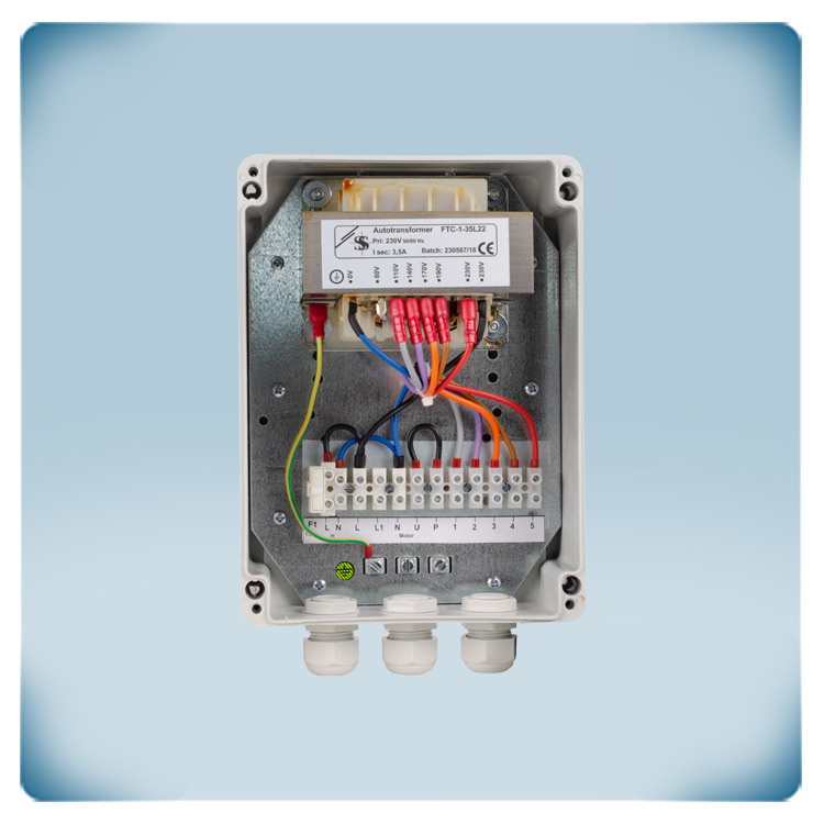 Autotransformador para regulador de ventilador monofásico