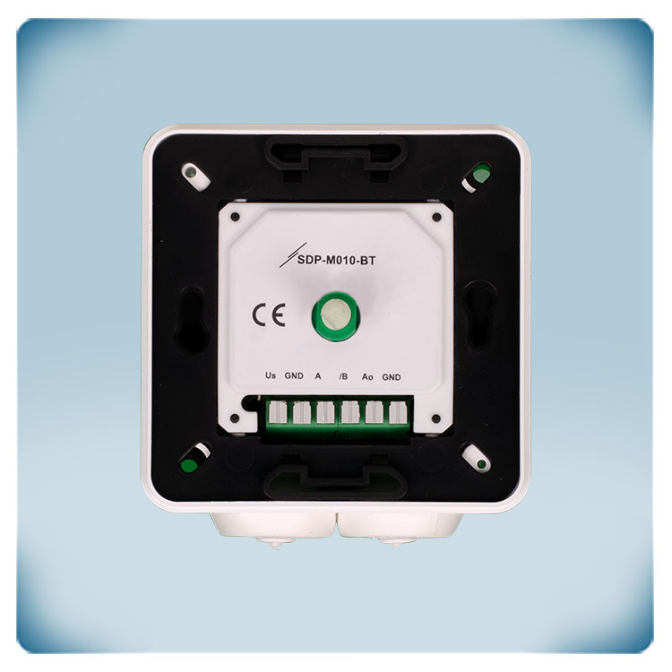 Potenciómetro HVAC sin posición de OFF con comunicación Modbus RTU, IP54
